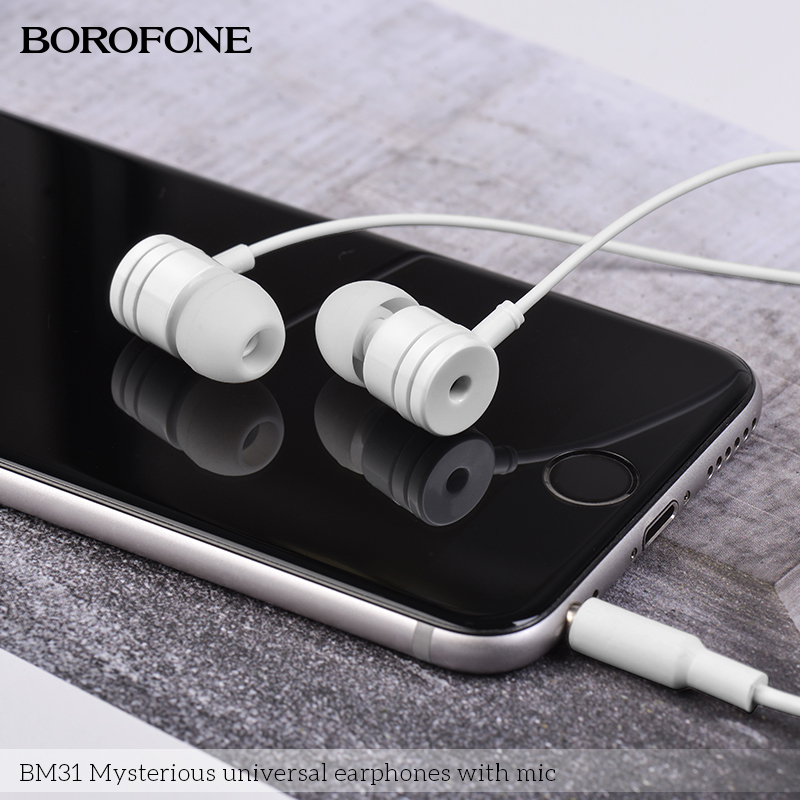 BOROFONE BM31 Mysterious wired earphones with mic NZ 7